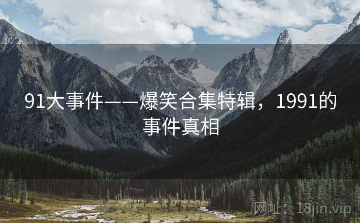 91大事件——爆笑合集特辑，1991的事件真相