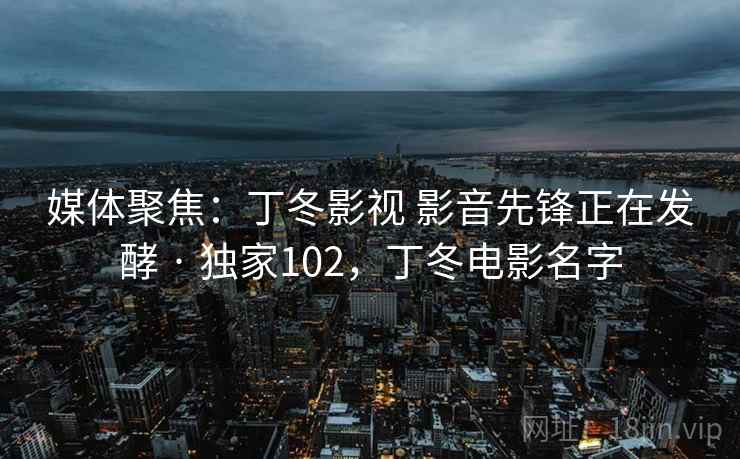媒体聚焦：丁冬影视 影音先锋正在发酵 · 独家102，丁冬电影名字